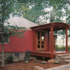 Exterior of Rosa Lee's Yurt