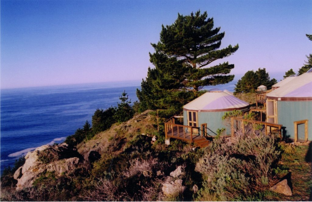 Pacific Yurt at Treebones Resort.